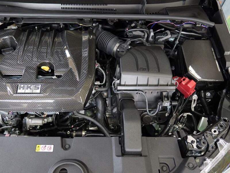 HKS 2023 Toyota GR Corolla Dry Carbon Fuse Box Cover-thumbmail-1
