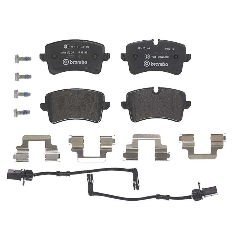 Brembo OE 12-18 Audi A6/A7/14-18 RS7/13-18 S6/S7/20-24 Porsche Macan Low-Met Brake Pad - Rear-thumbmail-2