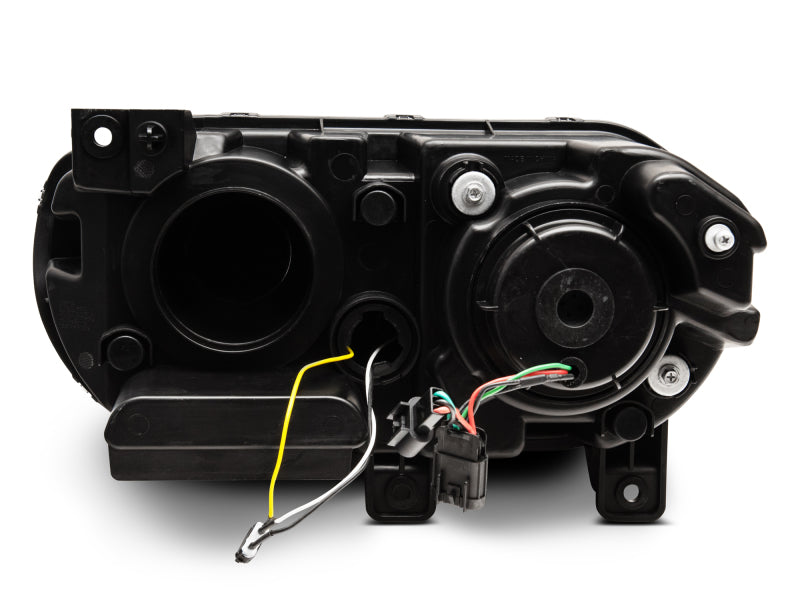 Raxiom 08-14 Dodge Challenger Halo Projctr Headlights w/Sequential Turn Signals-Blk Hsng(Clear Lens)-thumbmail-4