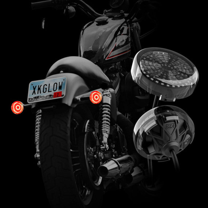 XK Glow Pro Series MotoTurnz - 1157 Bullet Style Rear-thumbmail-1