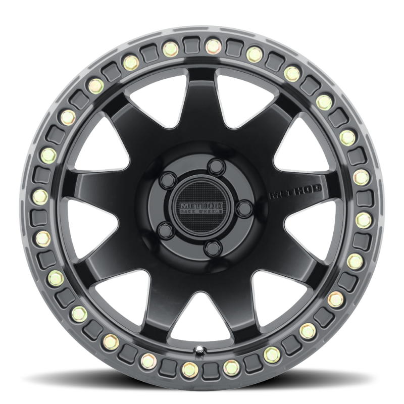 Method MR108 17x9 -44mm Offset 8x170 130.81mm CB Matte Black w/BH-H24 Wheel-thumbmail-1