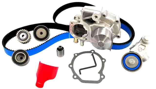 Gates Subaru 06-07 WRX & 04-10 STi & 05-09 LGT Perf Racing Timing Belt Component Kit w/ Water Pump-thumbmail-1