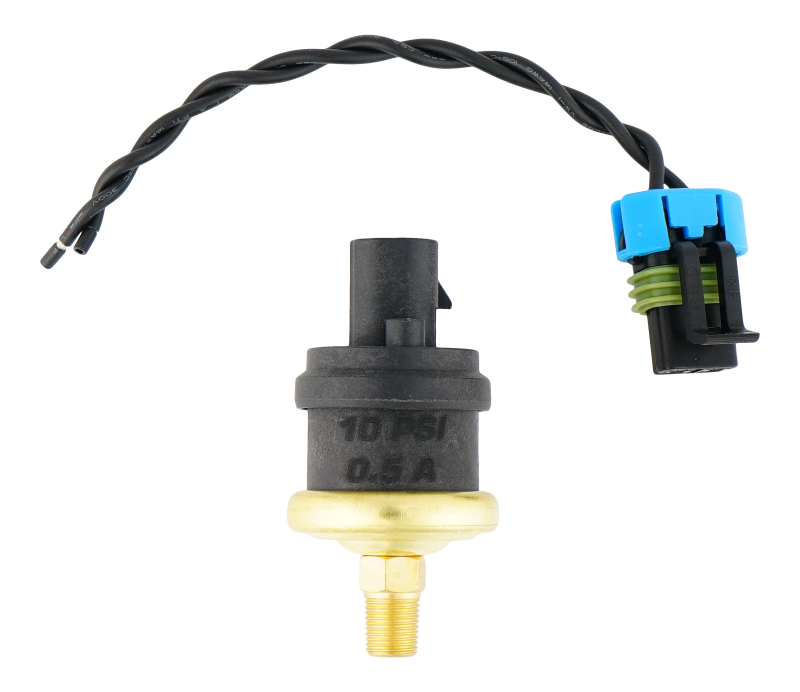 DeatschWerks 10psi 1/8th NPT Adjustable (8-12PSI) Hobbs Switch with Pigtail (0.5A)-thumbmail-1