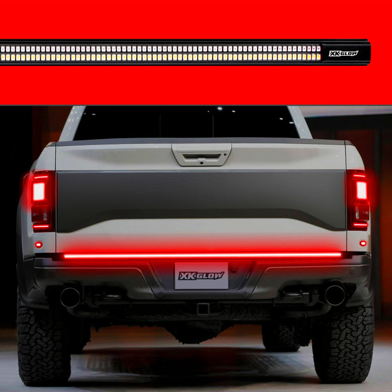 XK Glow Jeep & Truck Running Board Light w/ Turn Signal 2x48in White + Amber-thumbmail-1