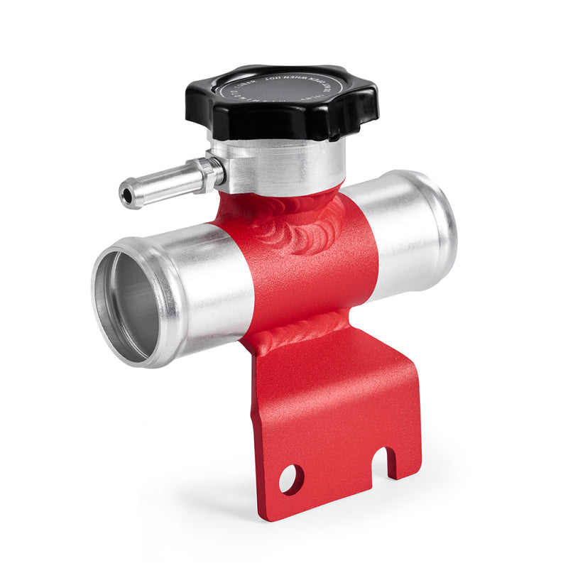 Mishimoto 08-15 Mitsubishi Lancer Evo X Coolant Fill Inlet - Red-thumbmail-2