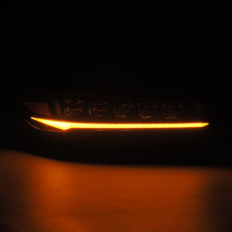 AlphaRex 22-25 Honda Civic NOVA LED Headlights - Black-thumbmail-2