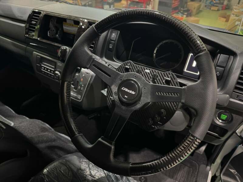 GReddy Sports Steering Wheel - Carbon-thumbmail-3