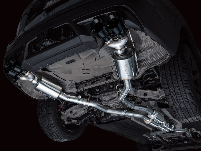 AWE Tuning 2020+ Ford Explorer ST Touring Edition Exhaust w/ Diamond Black Tips-thumbmail-2