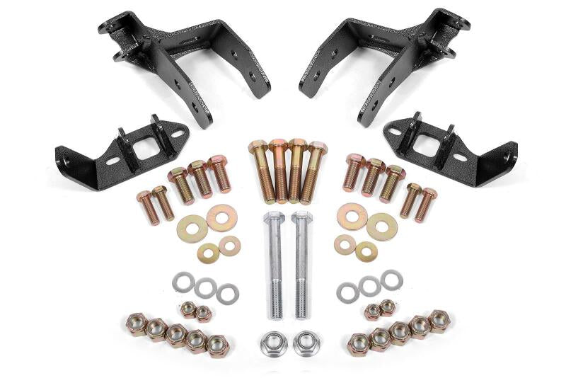 BMR 78-87 G-Body Coilover Conversion Kit Rear Non-adj Shock Mount w/o CAB - Black Hammertone-thumbmail-1