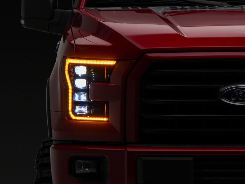 Raxiom 15-17 Ford F-150 CXR Series LED Headlights- Black Housing- Clear Lens-thumbmail-1
