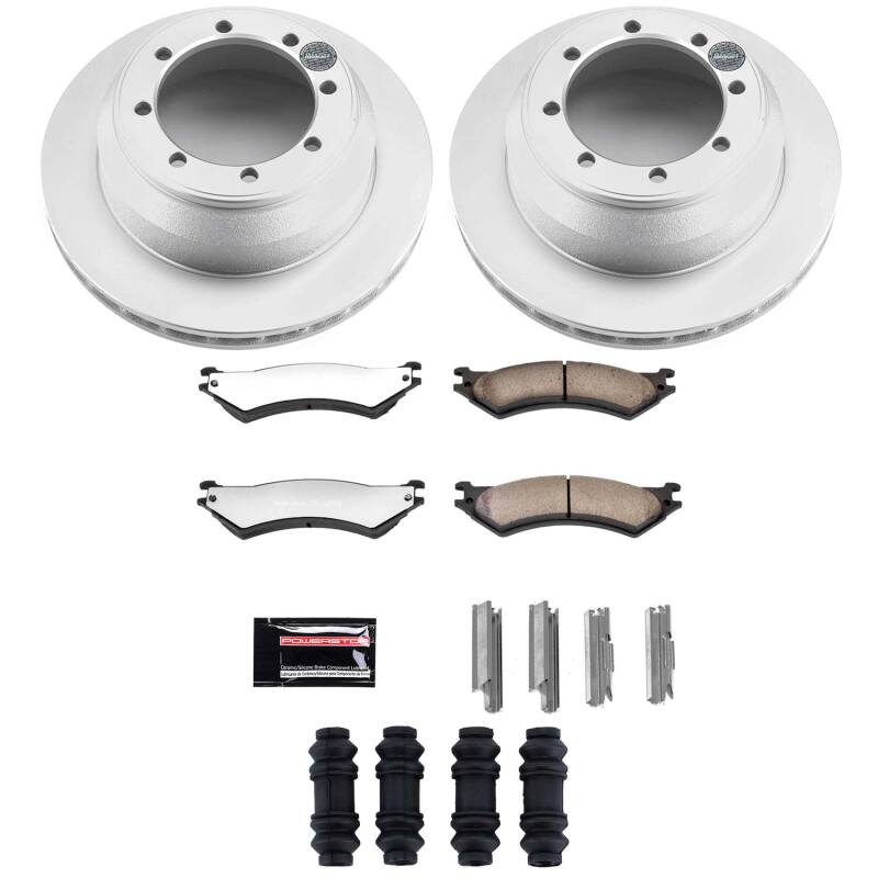 Power Stop 03-05 Ford E-350 Club Wagon Rear Z36 Coated Truck & Tow Brake Kit-thumbmail-1