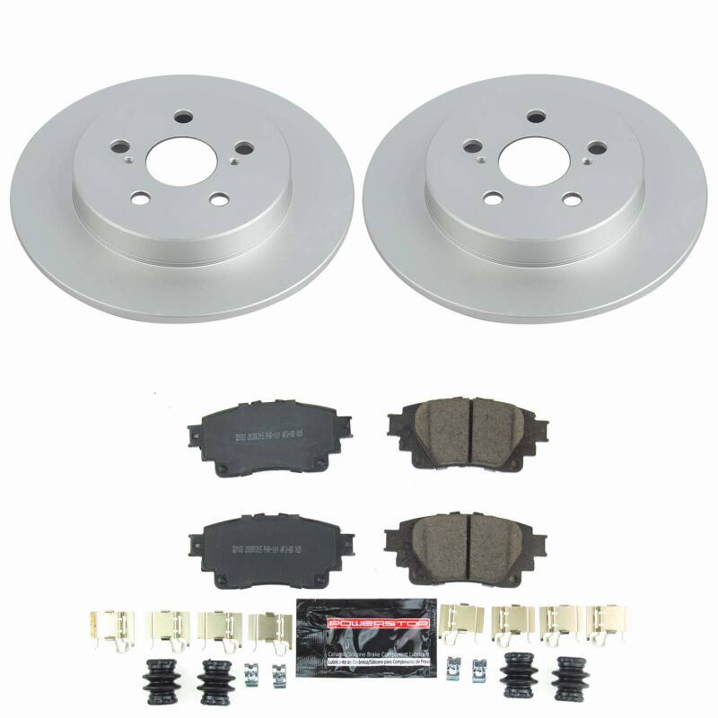 Power Stop 19-26 Toyota Corolla Rear Z23 Coated Brake Kit-thumbmail-1