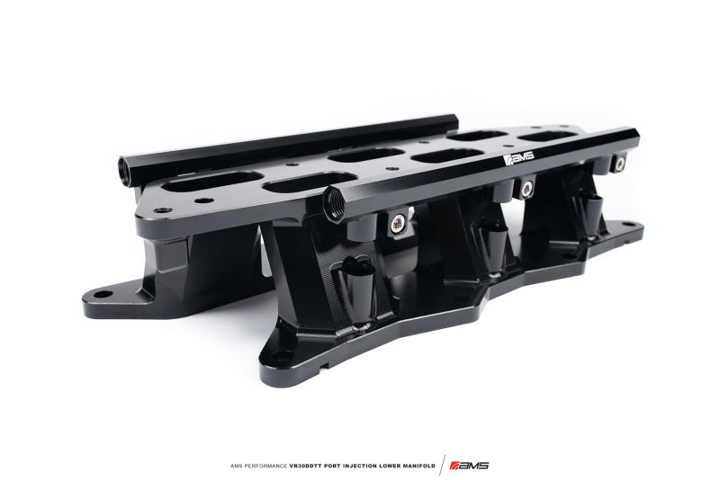 AMS Performance Infiniti Q50/Q60 Port Injection Lower Manifold - Black-thumbmail-3