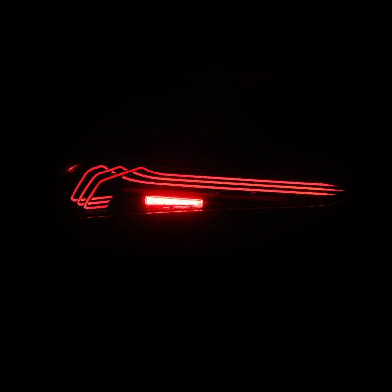AlphaRex 20-24 Toyota Supra LUXX-Series Laser Style LED Tail Lights Black-thumbmail-3