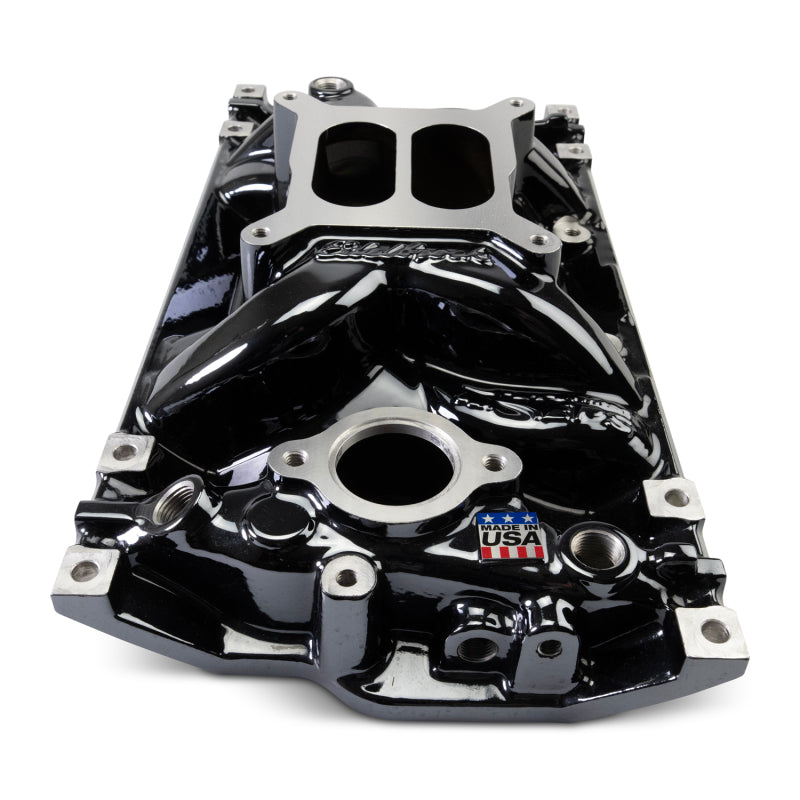 Edelbrock Chevy Vortec SB Performance EPS Manifold - Black Plasma Finish-thumbmail-2