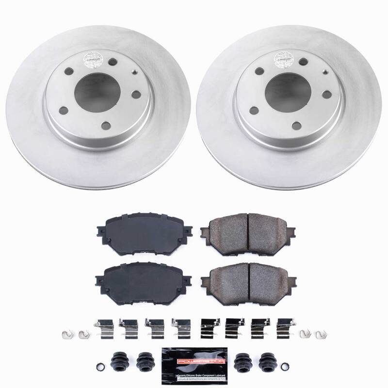 Power Stop 14-16 Mazda 3 Front Z23 Coated Brake Kit-thumbmail-1