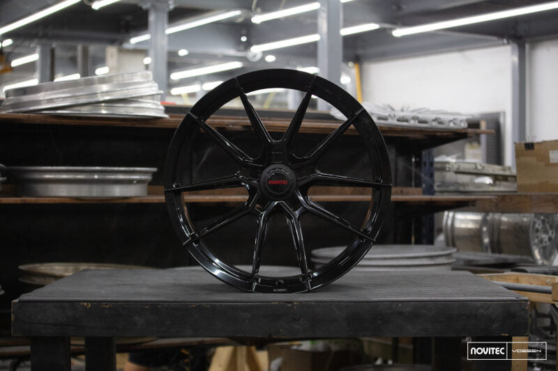 Vossen x Novitec NF10 22x11.5 ET:29 Gloss Black Ferrari 296 Rear Wheel-thumbmail-1