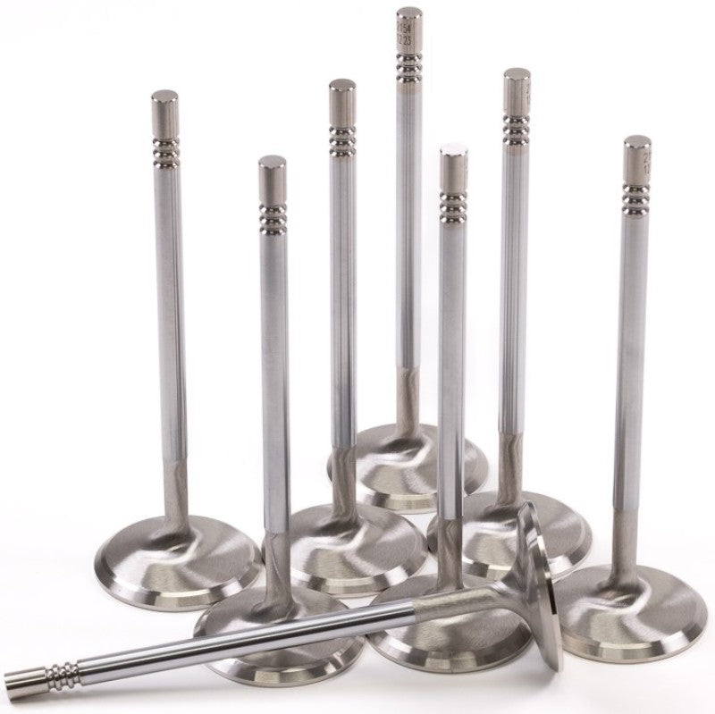 GSC P-D Ford Mustang 5.0L Coyote Gen 1/2 37.27mm Head (STD) Chrome Polished Intake Valve - Set of 8-thumbmail-1