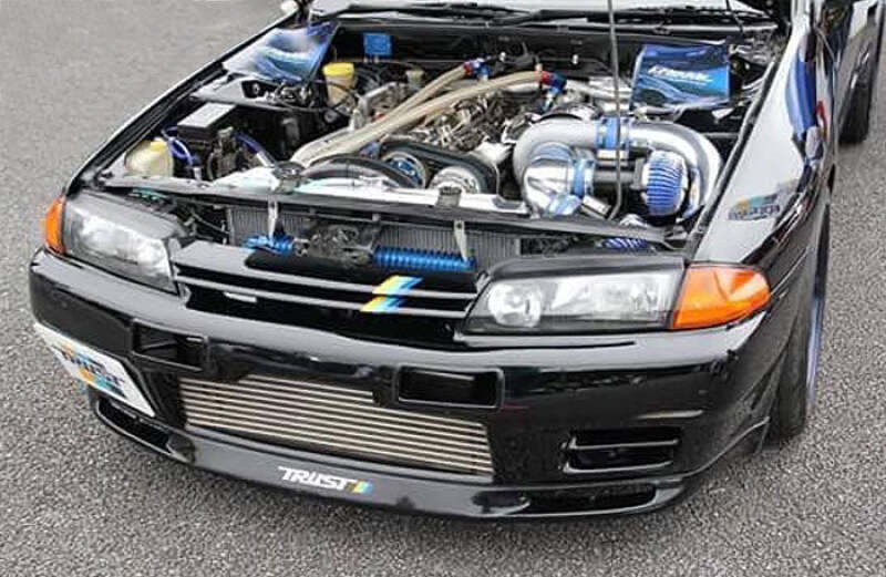 GReddy 89-94 Nissan Skyline GT-R Large Single GReddy/MHI T78 33D 80MM Dia Air Flow Turbo Upgrade Kit-thumbmail-4