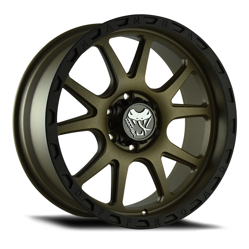 Mamba M27 17x9 6x139.7 ET12 Matte Bronze / Black Lip-thumbmail-1
