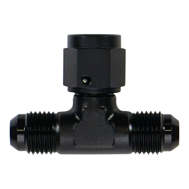 DeatschWerks 6AN Male Flare to Female Flare Swivel Tee on 90-thumbmail-1