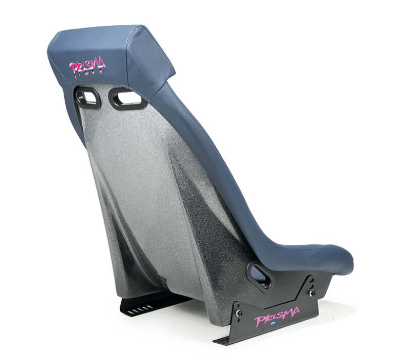 NRG GT Retro Bucket Seat - Yellow PVC Leather Yellow Stitching Off-White Fiberglass Back-thumbmail-1