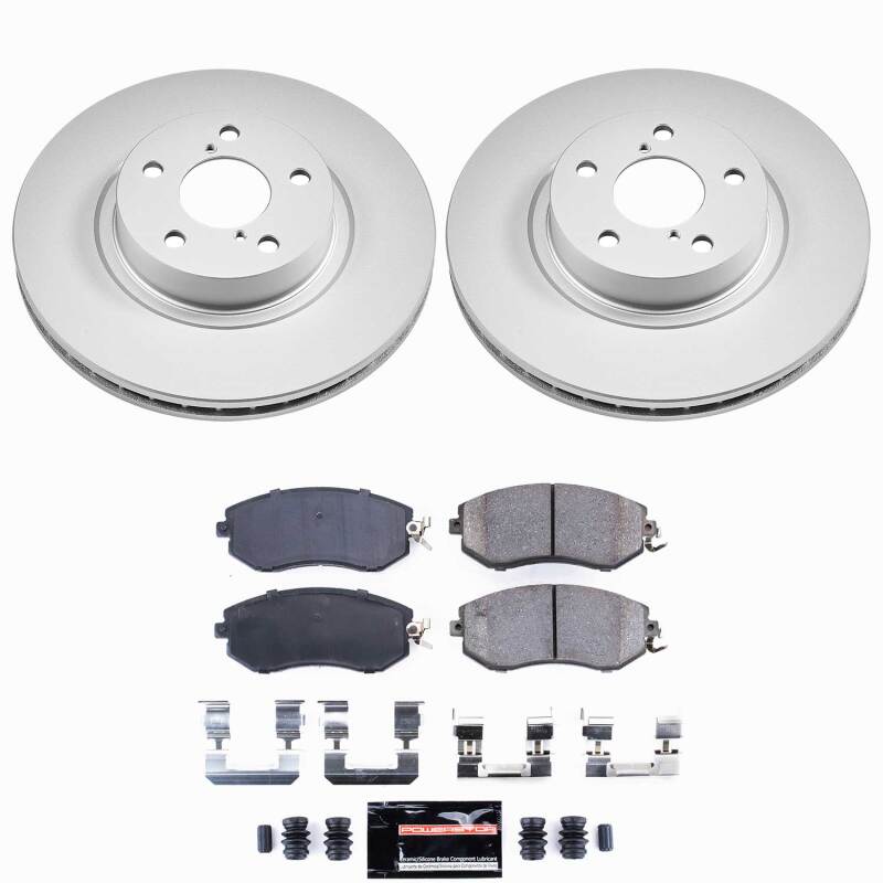 Power Stop 13-16 Subaru BRZ Front Z23 Coated Brake Kit-thumbmail-1