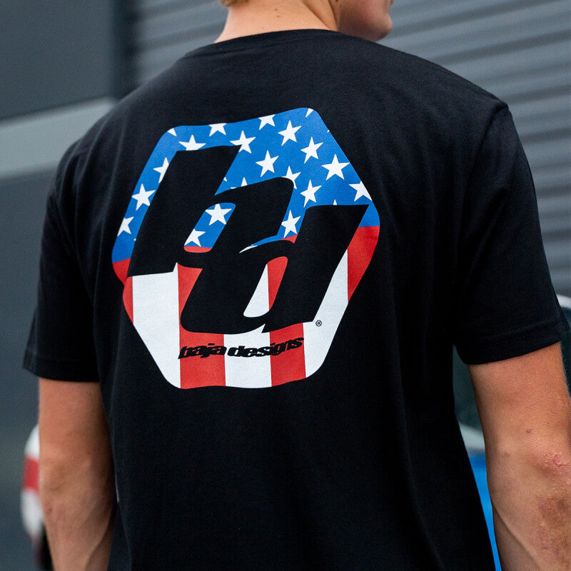 Baja Designs Freedom Mens T-Shirt Universal - Large Black-thumbmail-1