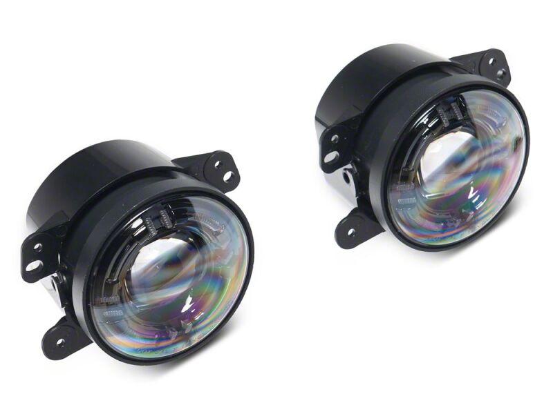 Raxiom 07-18 Jeep Wrangler JK V2 LED Fog Lights with Amber Turn Signals-thumbmail-1