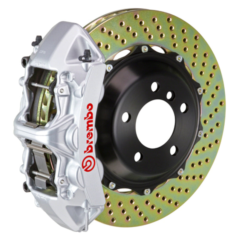 Brembo 12-16 FR-S (ZN6) Front BBK 6 Piston Cast 2pc 355x32 2pc Drilled Rotor - Silver-thumbmail-1