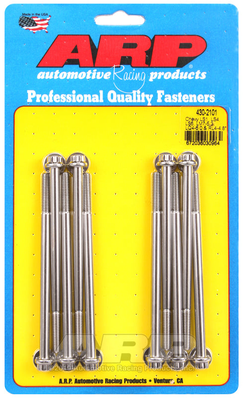 ARP Chevy LS1/LS4/LS6/LM7 5.5, LQ4-6.0 & RL4-4.8 12pt Intake Manifold Bolt Kit-thumbmail-1
