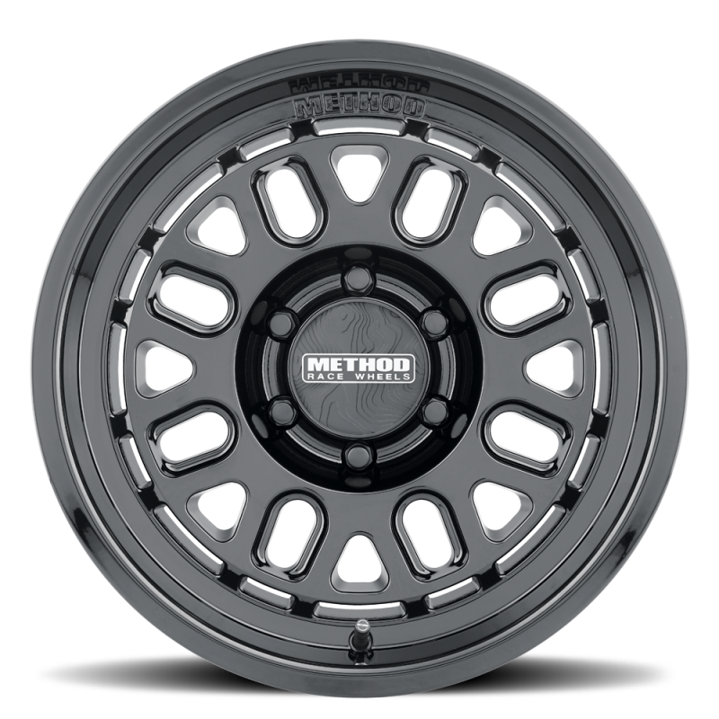 Method MR321 17x8.5 +25mm Offset 6x5.5 BP 106.25mm CB Gloss Black Wheel-thumbmail-2