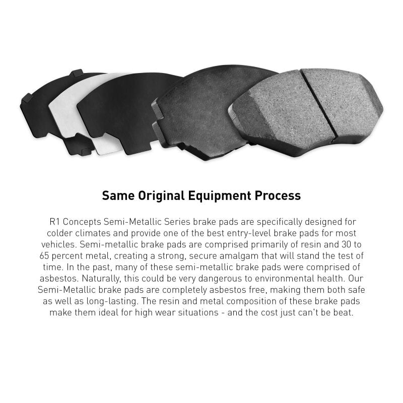 R1 17-18 Chevrolet Spark Front Semi Met Brake Pads-thumbmail-2
