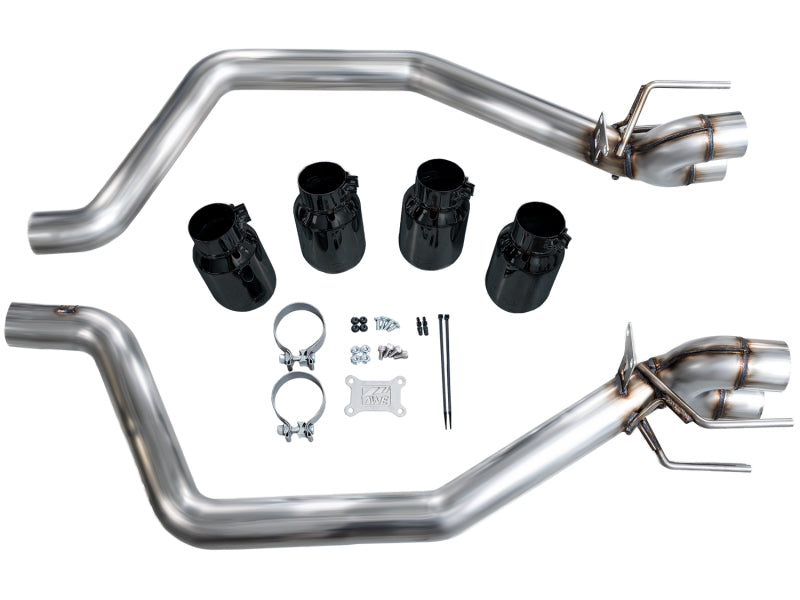 AWE Tuning C6 Chevrolet Corvette Z06/ZR1 Track Edition Axle-back Exhaust w/ Diamond Black Tips-thumbmail-11