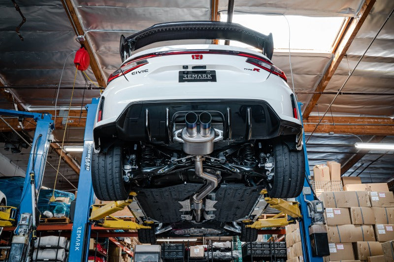 Remark 2023+ Honda Civic Type-R (FL5) Sports Touring Catback Titanium Exhaust/SUS304 Front Pipe-thumbmail-1