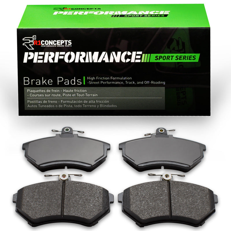 R1 84-23 Volkswagen Jetta Sedan Front Performance Sport Brake Pads-thumbmail-1