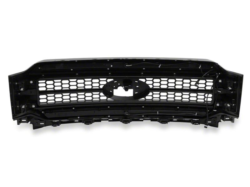 Raxiom 21-23 Ford F-150/ Exc.Raptor CXR Series LED Upper Replacement Grille with White DRL- Black-thumbmail-4