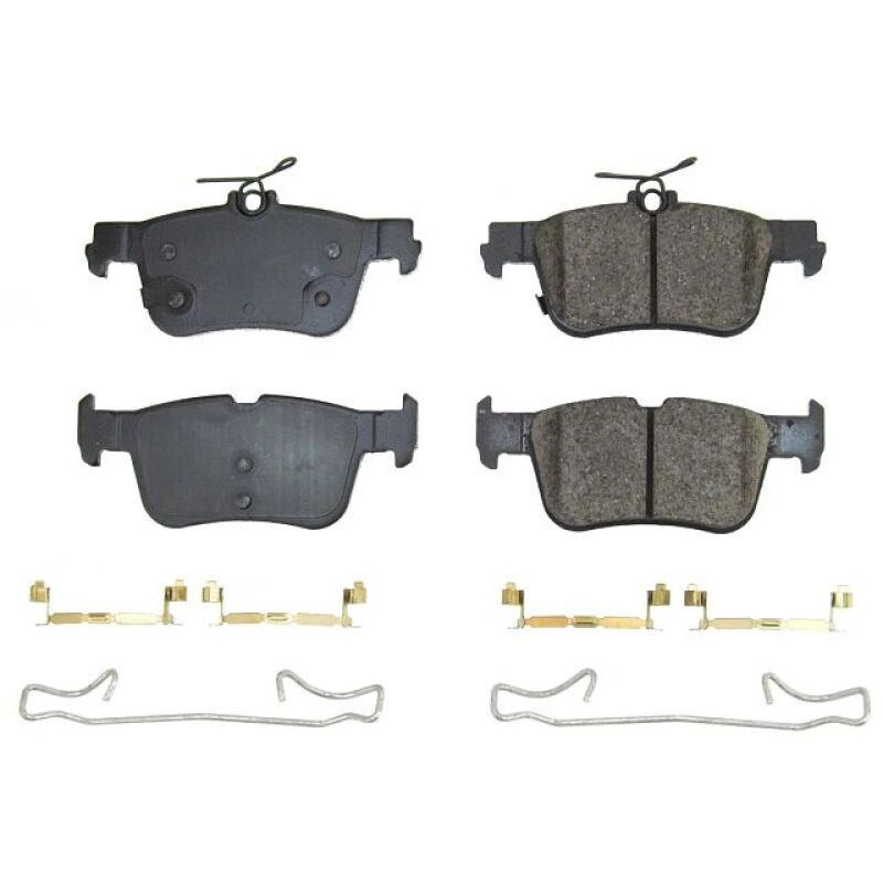 Power Stop 21-22 Ford Mustang Mach-E Rear Z17 Evo Ceramic Brake Pads w/Hardware-thumbmail-1