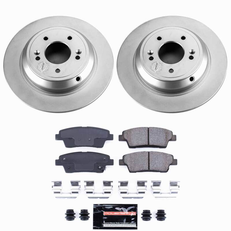 Power Stop 17-20 Genesis G80 Rear Z23 Coated Brake Kit-thumbmail-1