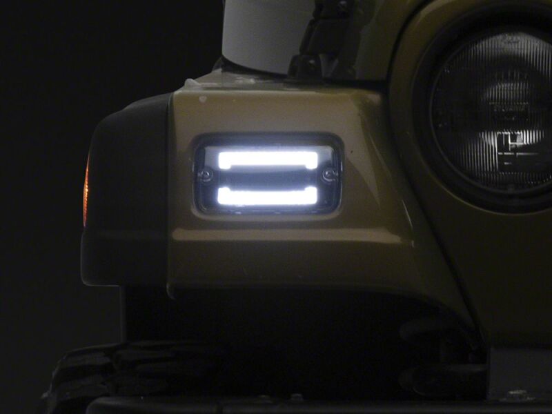 Raxiom 97-06 Jeep Wrangler TJ Axial Series LED Sequential Cornering Lights- Clear-thumbmail-2