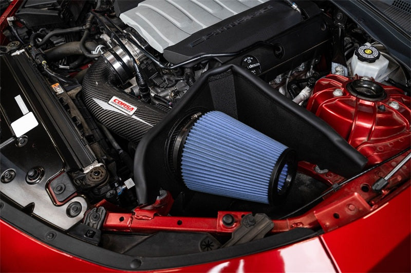 Corsa 16-24 Chevrolet Camaro SS 6.2L V8 Carbon Fiber Open Element Air Intake - Oiled-thumbmail-2