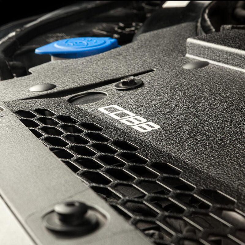 Cobb 21-22 Ford F-150 Eco Boost Radiator Shroud - Wrinkle Black-thumbmail-2