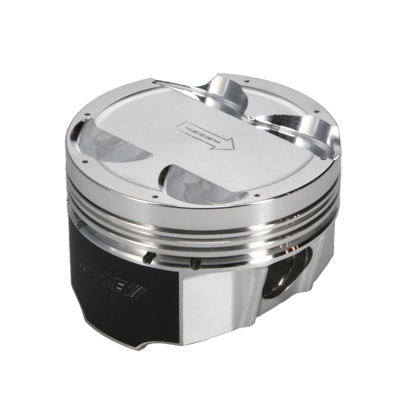 Manley Toyota 2JZGTE 94mm Stroke 87.00mm Bore -6cc Dish 10:1 CR Turbo Tuff Piston Set w/ Rings-thumbmail-2