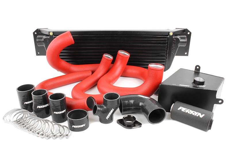 Perrin  15-17 WRX (Will Not Fit 2018) FMIC Boost Tube Box w/ Red Boost Tubes and Black Couplers-thumbmail-1