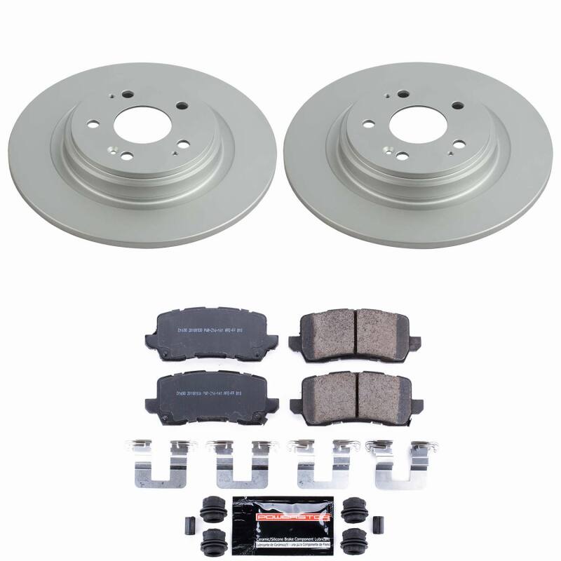 Power Stop 17-20 Acura MDX Rear Z23 Coated Brake Kit-thumbmail-1