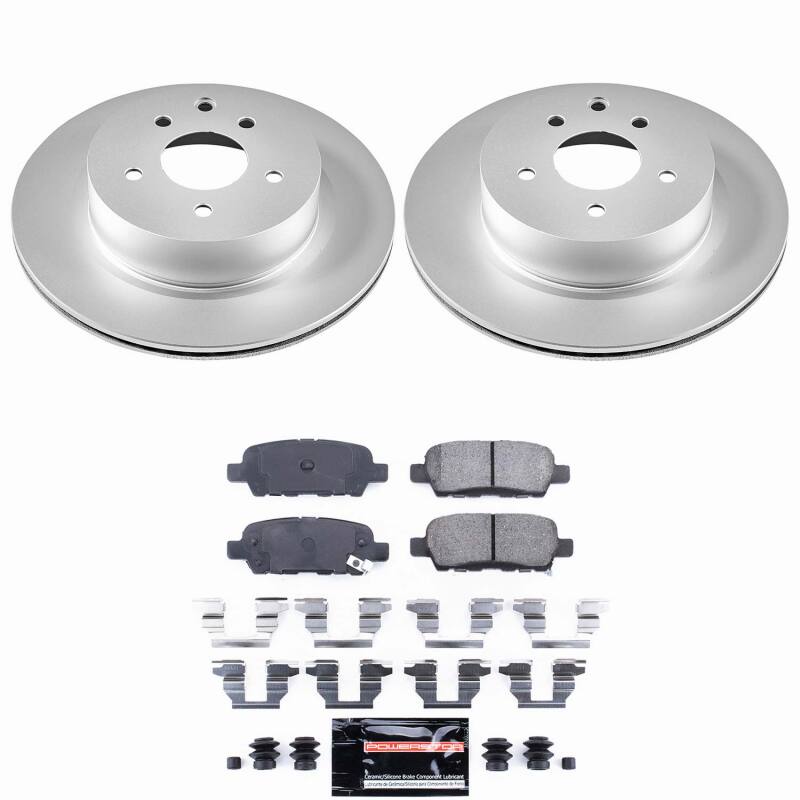 Power Stop 11-12 Infiniti G25 Rear Z23 Coated Brake Kit-thumbmail-1