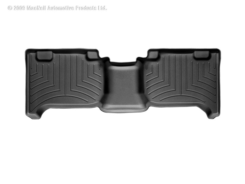 WeatherTech 04+ GMC Canyon Ext Cab Rear FloorLiner - Black-thumbmail-1