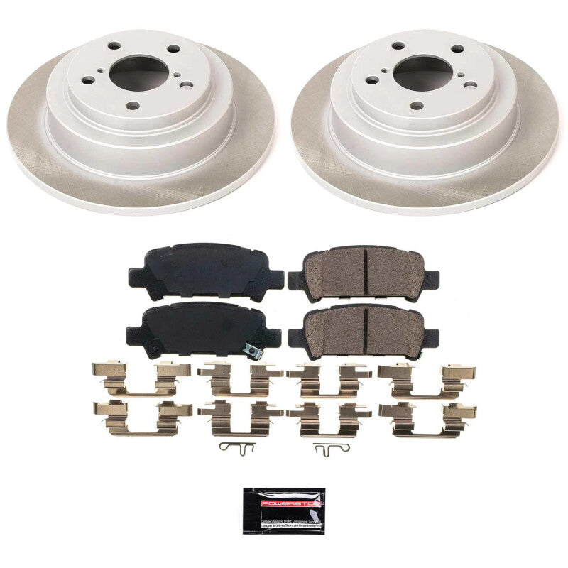 Power Stop 98-03 Subaru Impreza Rear Semi-Coated Rotor Kit-thumbmail-1