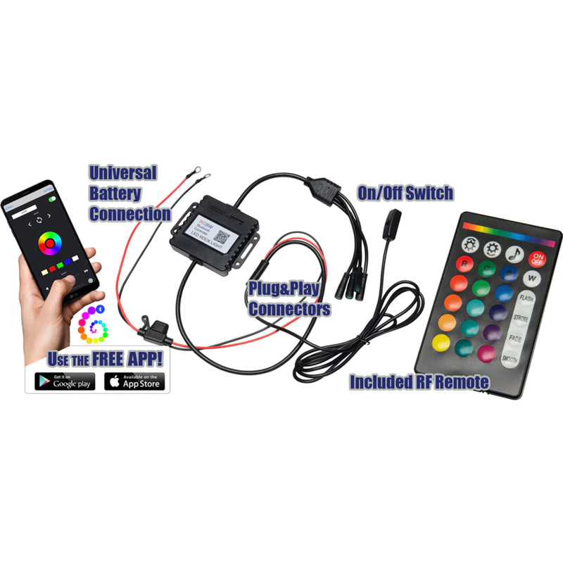 ORACLE Lighting LED Illuminated Wheel Rings - ColorSHIFT RGB+W-thumbmail-11