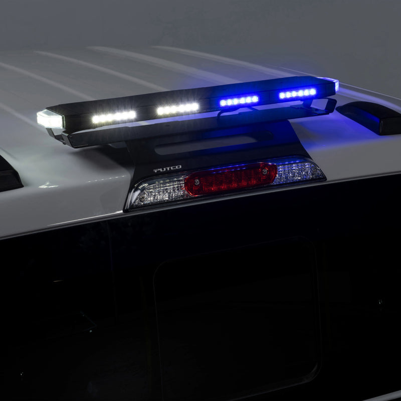 Putco 24In Universal 24In Tri Color Hornet Light (Amber/Blue/White) - LED Stealth Rooftop Strobe Bar-thumbmail-2
